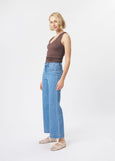 Kireina</p>Freya Ribbed Jean</p>(Ribbed Mid Blue)