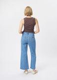 Kireina</p>Freya Ribbed Jean</p>(Ribbed Mid Blue)