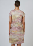 Naturals by O&J</p>Cap Sleeve Linen Dress</p>(Jardin)