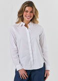 Naturals by O&J</p>Long Sleeve Shirt</p>(White Poplin)