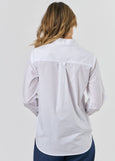 Naturals by O&J</p>Long Sleeve Shirt</p>(White Poplin)