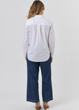 Naturals by O&J</p>Long Sleeve Shirt</p>(White Poplin)