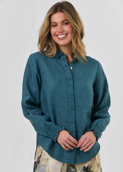 Naturals by O&J</p>Long Sleeve Shirt</p>(Eucalyptus)