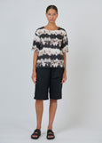 Naturals by O&J</p>Elbow Length Sleeve Top</p>(Eruption)