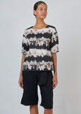 Naturals by O&J</p>Elbow Length Sleeve Top</p>(Eruption)