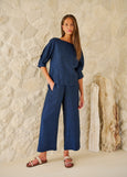 Naturals by O&J</p>Wide Leg Pant</p>(Eclipse)