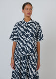 Naturals by O&J</p>Short Sleeve Poplin Shirt</p>(Puzzled)
