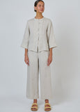 Naturals by O&J</p>Wide Leg Pant</p>(Sand)