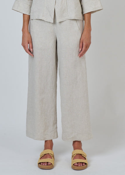Naturals by O&J</p>Wide Leg Pant</p>(Sand)