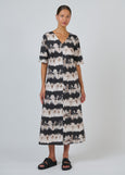 Naturals by O&J</p>Elbow Length Sleeve Dress</p>(Eruption)