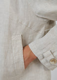 Naturals by O&J</p>Linen Jacket</p>(Sand)