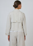Naturals by O&J</p>Linen Jacket</p>(Sand)