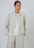 Naturals by O&J</p>Linen Jacket</p>(Sand)