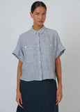 Naturals by O&J</p>Short Sleeve Shirt With Pockets</p>(Silver)