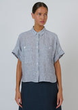 Naturals by O&J</p>Short Sleeve Shirt With Pockets</p>(Silver)