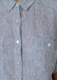 Naturals by O&J</p>Short Sleeve Shirt With Pockets</p>(Silver)