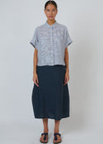 Naturals by O&J</p>Short Sleeve Shirt With Pockets</p>(Silver)