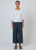 Naturals by O&J</p>Gathered Blouse</p>(White)