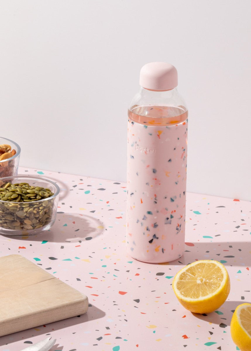 Porter by W&P</p>Glass Bottle</p>(Terrazzo collection)