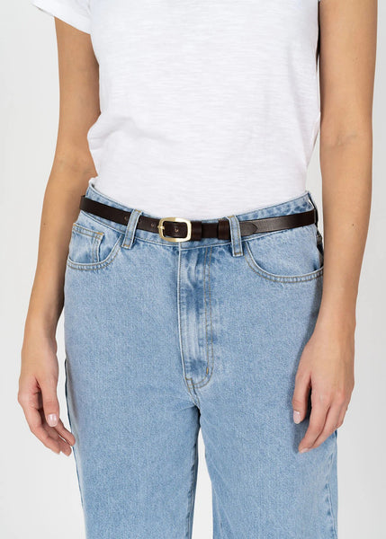 Humidity Lifestyle</P>Twiggy Belt (Thin)</p>(Cocoa)