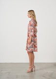 Homes & Fallon</p>Printed Shirt Dress</p>(Native Trees Print)