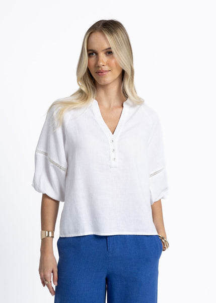 Humidity Lifestyle</P>Nixie Blouse</p>(White)