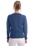 Harley Of Scotland</p>Crew Neck Jumper</p>(Soft Denim)