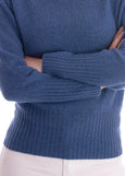 Harley Of Scotland</p>Crew Neck Jumper</p>(Soft Denim)