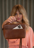 Dusky Robin</p>Heidi Crossbody Clutch</p>(Walnut)