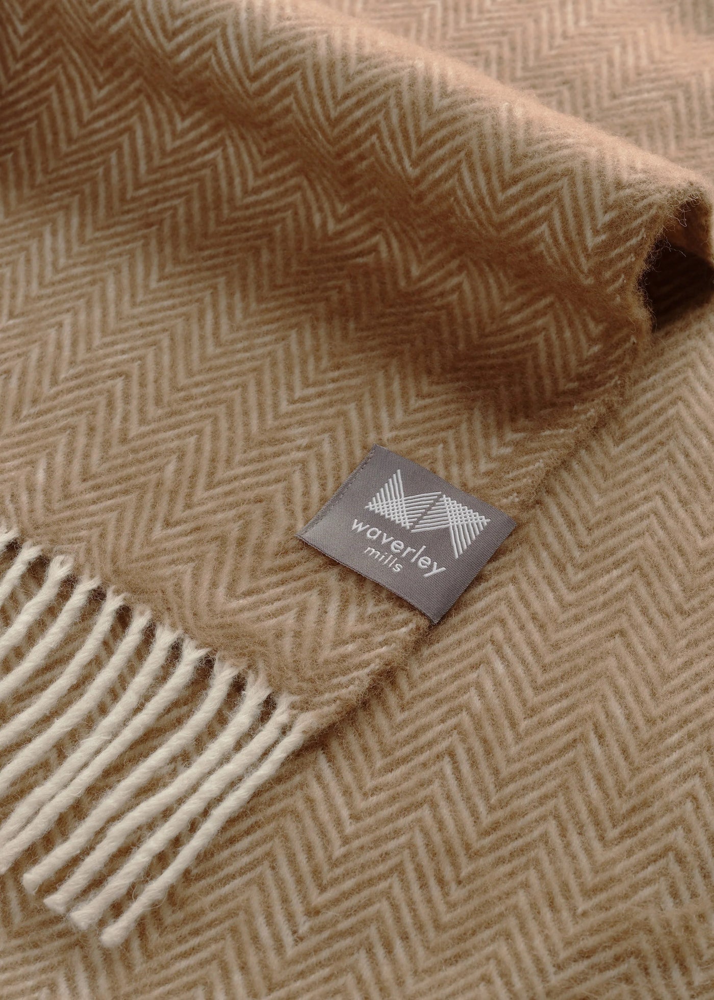 Waverley Mills</p>Herringbone Merino Wool Throw</p>(available in more colours)