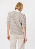 Kireina</p>Jacqueline Top</p>(Chocolate/White Stripe)