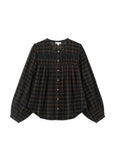 Louise Misha</p>Jally Shirt</p>(Charcoal Checks)