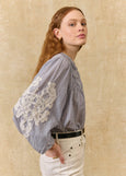 Louise Misha</p>Jally Shirt</p>(Blue Coast Stripes)