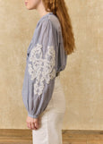 Louise Misha</p>Jally Shirt</p>(Blue Coast Stripes)