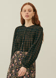 Louise Misha</p>Jally Shirt</p>(Charcoal Checks)