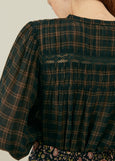 Louise Misha</p>Jally Shirt</p>(Charcoal Checks)