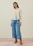 Louise Misha</p>Jeannine Blouse</p>(Off White)