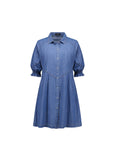 Knewe</p>Piper Dress</p>(Blue Wash)