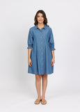 Knewe</p>Piper Dress</p>(Blue Wash)