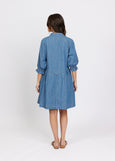 Knewe</p>Piper Dress</p>(Blue Wash)