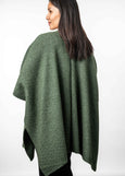 Koru</p>Zig Zag Textured Cape</p>(Moss)
