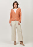 Naturals by O&J</p>Relaxed Cardigan With Pockets</p>(Chai)