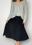 Frockk</p>Lola Cord Skirt</p>(Black)