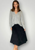 Frockk</p>Lola Cord Skirt</p>(Black)