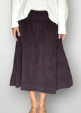 Frockk</p>Lola Cord Skirt</p>(Chocolate)