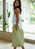 Frockk</p>Lola Skirt</p>(Small Avocado Floral)