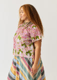 Nancybird</p>Meadows Frill Neck Top</p>(View of Country)