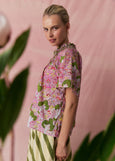 Nancybird</p>Meadows Frill Neck Top</p>(View of Country)