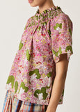 Nancybird</p>Meadows Frill Neck Top</p>(View of Country)