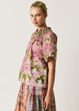 Nancybird</p>Meadows Frill Neck Top</p>(View of Country)